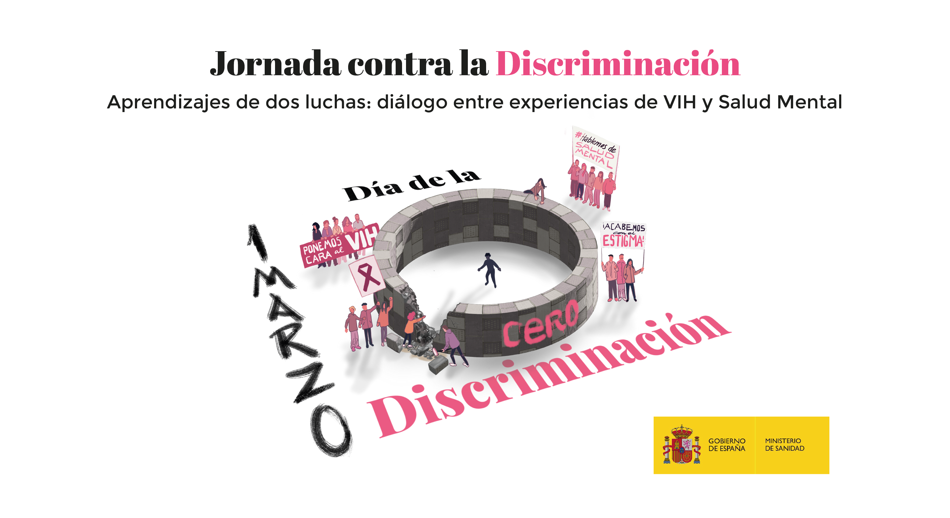 Cartel Jornada contra la Discriminaci&oacute;n