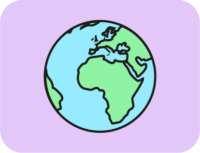 Imagen animada - mapa del mundo