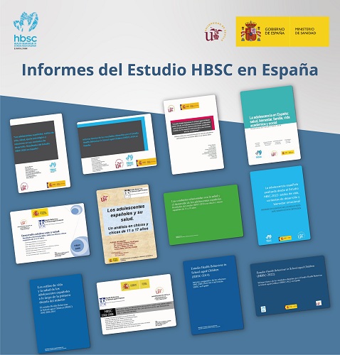 Imagenes de publicaciones del Estudio Europeo sobre conductas de los escolares relacionadas con la salud (HBSC)