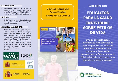 Curso online Educación para la Salud Individual Sobre Estilo de Vida