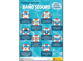 Infografia Decálogo del nadador