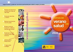 Tríptico Disfruta el verano con salud