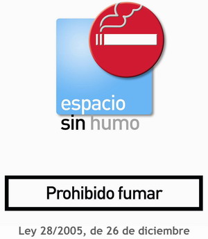 Prohibición de fumar - espacio sin humos