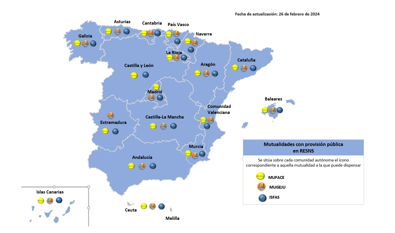 Mapa mutualidades receta