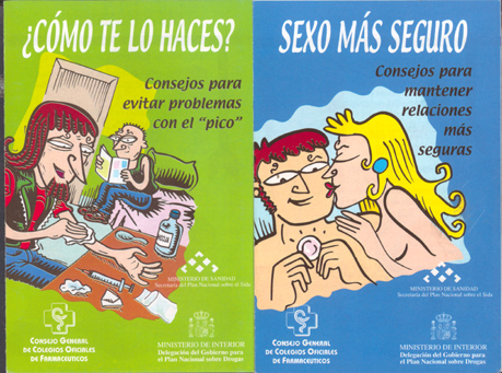 Carteles Consejos para evitar problemas con el pico y Consejos para mantener relaciones m&aacute;s seguras