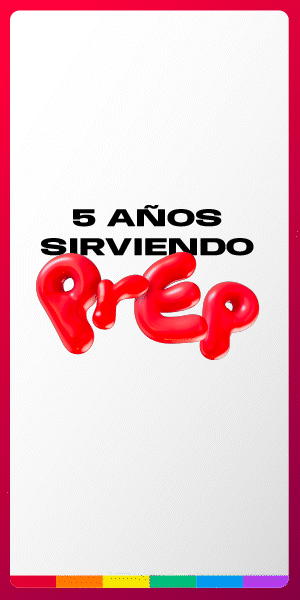 Banner 5 años sirviendo PrEP