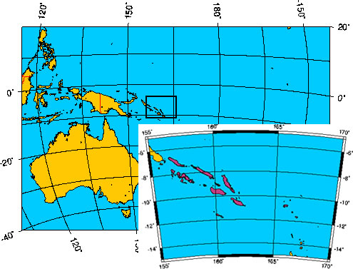 Mapa de ISLAS SALOMN