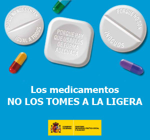 Porque no nos sientan igual a todos. Porque hay que usarlos de forma adecuada. Porque no son inocuos. Los medicamentos NO LOS TOMES A LA LIGERA