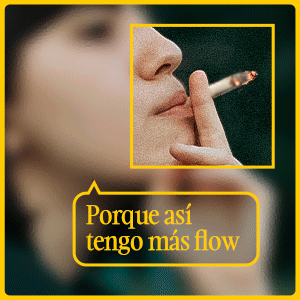 Banner: Fumar es perjudicial, fumes lo que fumes