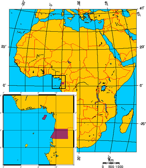 Mapa de TOGO