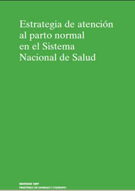 portada libro estrategia atencion parto normal