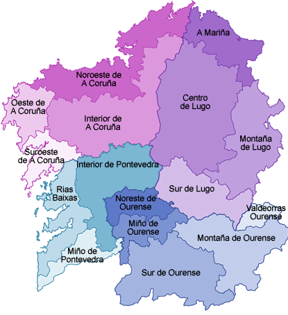 Comarcas de Galicia