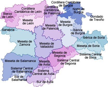 Comarcas de Castilla y León