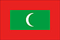 Bandera de MALDIVAS
