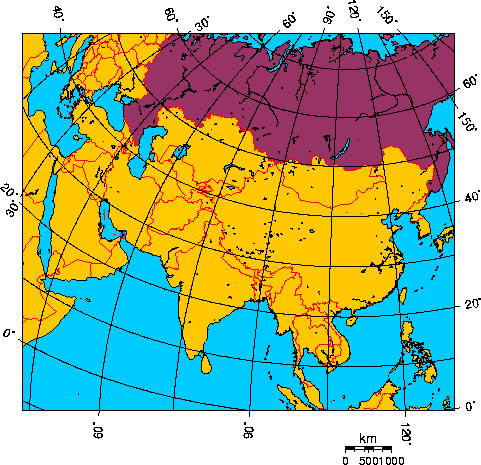 Mapa de RUSIA