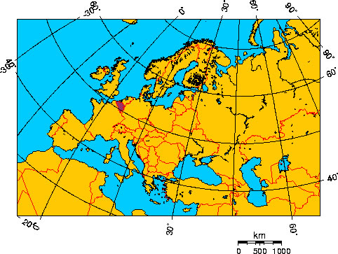 Mapa de BELGICA