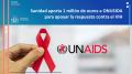 05/01/2023 - El Ministerio de Sanidad destina un millón de euros a ONUSIDA para apoyar la respuesta contra el VIH
