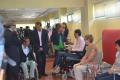 14/08/2014 - La ministra de Sanidad, Servicios Sociales e Igualdad, Ana Mato, durante su visita al Centro de Referencia Estatal de Enfermedades Raras.
