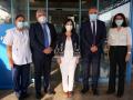 31/08/2022 - La ministra de Sanidad, Carolina Darias, visita uno de los principales centros de referencia en la gestión contra la COVID-19 en Chipre