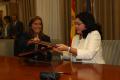 06/11/2013 - La ministra de Sanidad, Servicios Sociales e Igualdad y la presidenta del Consejo de Colegios de Farmacéuticos firman un Acuerdo Marco de Colaboración