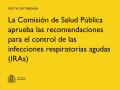 03/12/2025 - La Comisión de Salud Pública aprueba las recomendaciones para el control de las infecciones respiratorias agudas (IRAs)