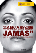 No se te ocurra ponerme la mano encima, JAM&Aacute;S