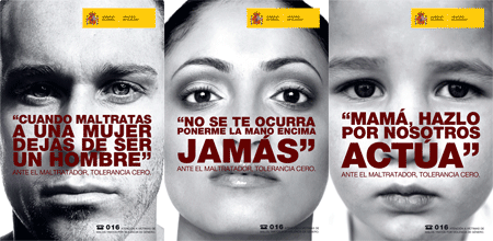 Campa&ntilde;a Contra la Violencia de G&eacute;nero. Ante el Maltratador, Tolerancia Cero, Act&uacute;a