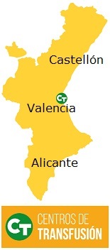 Centros de Transfusión de Comunidad Valenciana