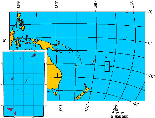 Mapa de TONGA