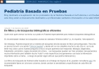 Pediatría Basada en Pruebas Captura web de Pediatría Basada en Pruebas