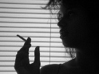 Imagen de Flickr Mujer fumando