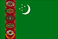 Bandera de TURKMENISTÁN