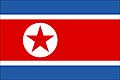 Bandera de COREA DEL NORTE