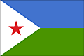 Bandera de YIBUTI (DJIBOUTI)