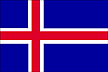 Bandera de ISLANDIA