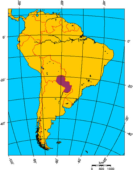 Mapa de PARAGUAY