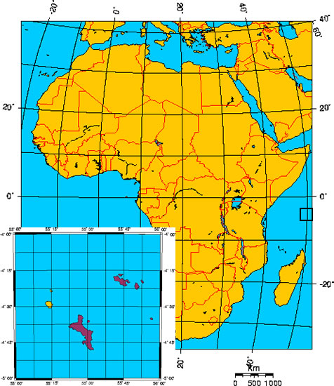 Mapa de SEYCHELLES