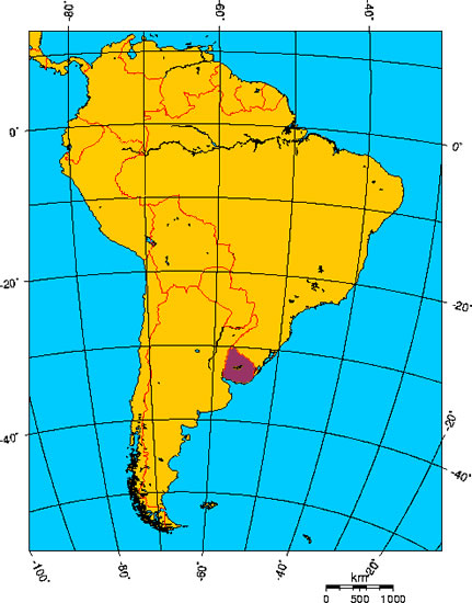 Mapa de URUGUAY