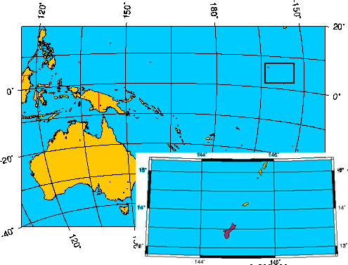 Mapa de GUAM