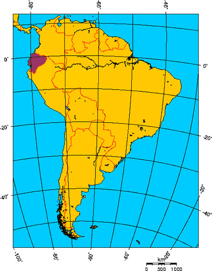Mapa de ECUADOR