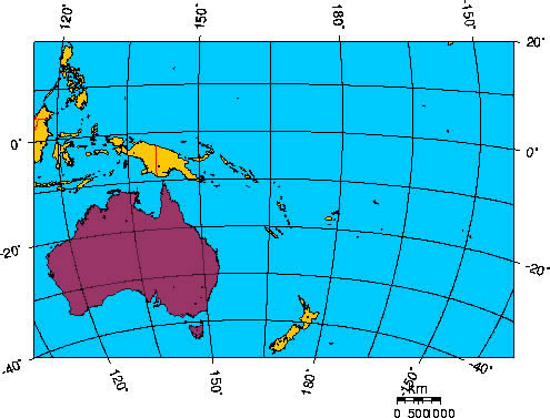 Mapa de AUSTRALIA